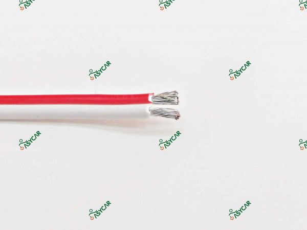 CABLE PARALELO 2 X 16 AWG ROJO - BLANCO