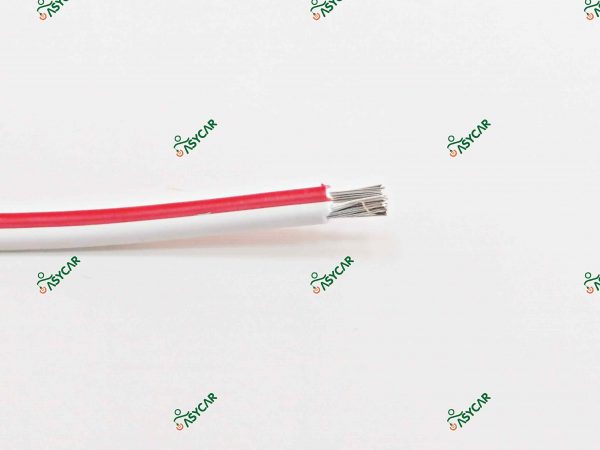 CABLE PARALELO 2 X 18 AWG ROJO - BLANCO